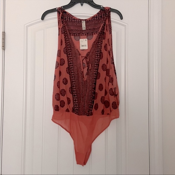 NEW Free People Soul Of The Sun Bodysuit XS Small - Picture 8 of 12